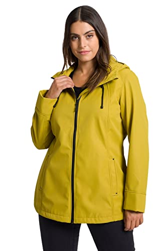 Ulla Popken, Damen, große Größen, HYPRAR Softshelljacke, wasserabweisend, Fleecefutter von Ulla Popken