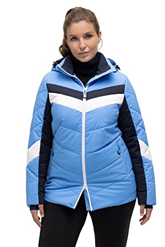 Ulla Popken Damen Funktionsskijacke Retro, wasserabweisend Jacke, pastellpetrol, 54-56 Ulla Popken Damen Funktionsskijacke Retro, wasserabweisend Jacke, pastellpetrol, 54-56 von Ulla Popken