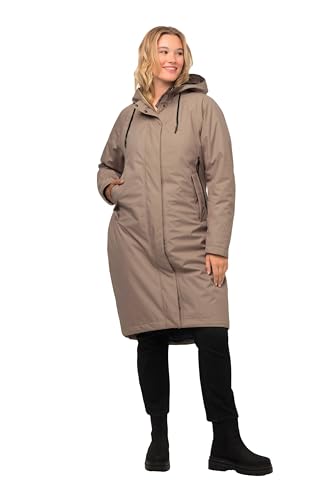Ulla Popken Damen GRS HYPRAR Funktionsjacke, Kapuze, Leistentaschen Jacken, haselnussbraun, 46-48 Ulla Popken Damen GRS HYPRAR Funktionsjacke, Kapuze, Leistentaschen Jacken, haselnussbraun, 46-48 von Ulla Popken