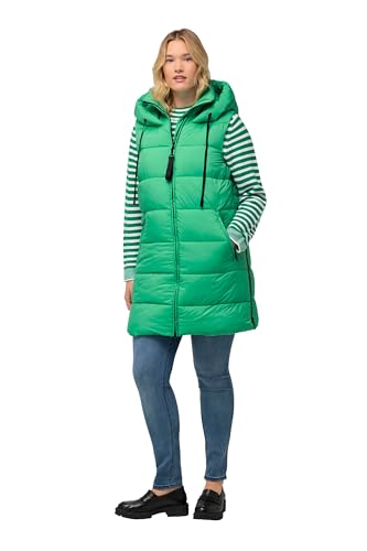 Ulla Popken Damen HYPRAR Lange Steppweste, wasserabweisend Westen, smaragdgrün, 48-50 Ulla Popken Damen HYPRAR Lange Steppweste, wasserabweisend Westen, smaragdgrün, 48-50 von Ulla Popken