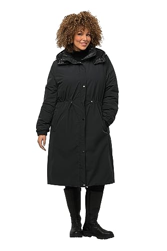 Ulla Popken Damen HYPRAR Mantel, schwarz, 42-44 von Ulla Popken