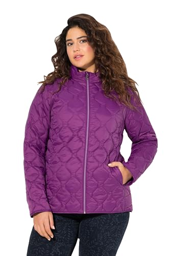 Ulla Popken Damen Hyprar Leichtstepp-jacke, Wasserabweisend, Recycelt Jacke, Dunkles Violett, 46-48 EU Ulla Popken Damen Hyprar Leichtstepp-jacke, Wasserabweisend, Recycelt Jacke, Dunkles Violett, 46-48 EU von Ulla Popken