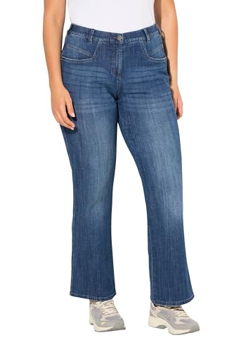 Ulla Popken Damen Jeans Mary, Gerades Bein, Stretchkomfort Hose, Blue Denim, 33W / 32L EU Ulla Popken Damen Jeans Mary, Gerades Bein, Stretchkomfort Hose, Blue Denim, 33W / 32L EU von Ulla Popken