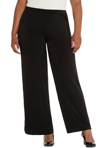 Ulla Popken Damen Jerseyhose Hosen, Schwarz 1, 61W / 32L Ulla Popken Damen Jerseyhose Hosen, Schwarz 1, 61W / 32L von Ulla Popken