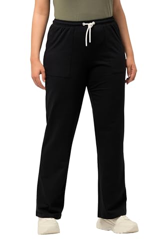 Ulla Popken Damen Jogginghose, Kängurutasche Freizeithose, schwarz, 32W x 32L Ulla Popken Damen Jogginghose, Kängurutasche Freizeithose, schwarz, 32W x 32L von Ulla Popken