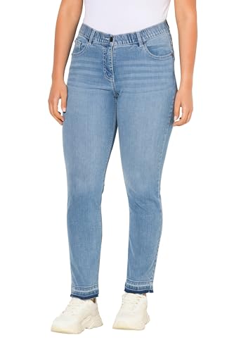 Ulla Popken Damen Sammy, mit offenem Saum Jeans, Light Blue, W32 / L32 Ulla Popken Damen Sammy, mit offenem Saum Jeans, Light Blue, W32 / L32 von Ulla Popken