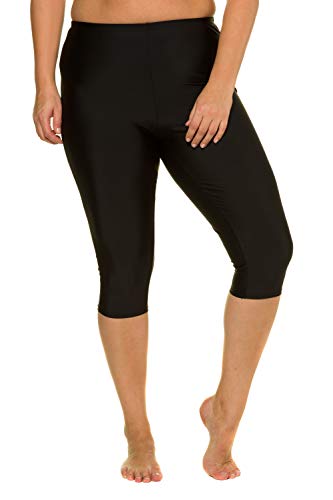 Ulla Popken Damen Schwimm-capri Badehose, Schwarz, 52 EU Ulla Popken Damen Schwimm-capri Badehose, Schwarz, 52 EU von Ulla Popken
