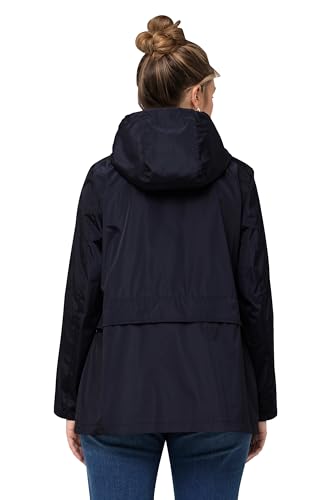 Ulla Popken Damen Spezialistin Hyprar Windbreaker Kapuze Übergangsjacke, Marine, 46-48 Ulla Popken Damen Spezialistin Hyprar Windbreaker Kapuze Übergangsjacke, Marine, 46-48 von Ulla Popken