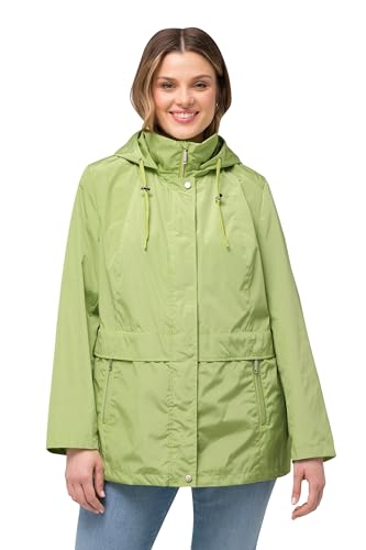 Ulla Popken Damen Spezialistin Hyprar Windbreaker: Mit Kapuze 825242 Übergangsjacke, Grün, 50-52 EU Ulla Popken Damen Spezialistin Hyprar Windbreaker: Mit Kapuze 825242 Übergangsjacke, Grün, 50-52 EU von Ulla Popken