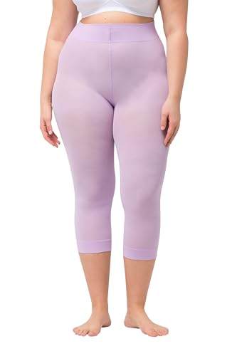 Ulla Popken Damen Strumpf-Capri, 80 den, Blickdicht Strumpfhose, Malvenrosa, 50-52 Ulla Popken Damen Strumpf-Capri, 80 den, Blickdicht Strumpfhose, Malvenrosa, 50-52 von Ulla Popken