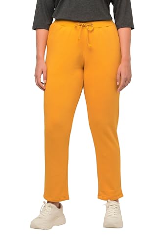 Ulla Popken Damen Sweathose, kuschelweiche Innenseite, Elastikbund Hose, orange-gelb, 46-48 Ulla Popken Damen Sweathose, kuschelweiche Innenseite, Elastikbund Hose, orange-gelb, 46-48 von Ulla Popken