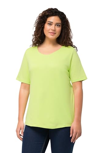 Ulla Popken Damen Basic-t-shirt T-Shirts, Limettengrün, 50-52 EU Ulla Popken Damen Basic-t-shirt T-Shirts, Limettengrün, 50-52 EU von Ulla Popken