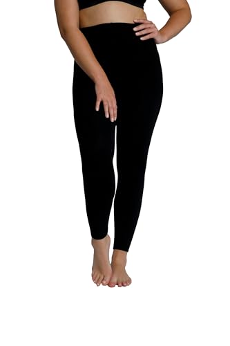 Ulla Popken Damen Thermo, Flauschiges Futter Strumpfleggings, schwarz, 58-60 von Ulla Popken