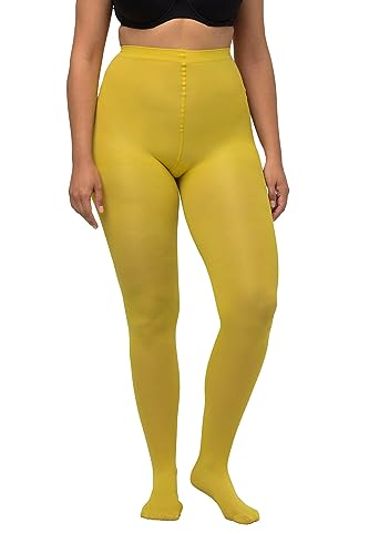Ulla Popken Damen Tights_677767 Strumpfhose, 60 cm, Senfgrün, 44-46 Ulla Popken Damen Tights_677767 Strumpfhose, 60 cm, Senfgrün, 44-46 von Ulla Popken
