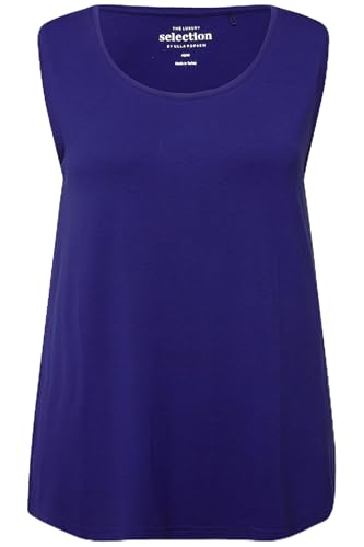Ulla Popken Damen Top, Classic Fit, Rundhals, Stretch, breite Träger, ärmellos, lila, 46/48 Ulla Popken Damen Top, Classic Fit, Rundhals, Stretch, breite Träger, ärmellos, lila, 46/48 von Ulla Popken
