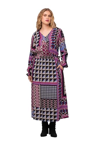 Ulla Popken Damen Tücherdruck Kleider, Pflaume, 46-48 Ulla Popken Damen Tücherdruck Kleider, Pflaume, 46-48 von Ulla Popken