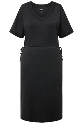 Ulla Popken Damen Tunnelzug, A-Line Kleid, Schwarz, 54-56 Ulla Popken Damen Tunnelzug, A-Line Kleid, Schwarz, 54-56 von Ulla Popken