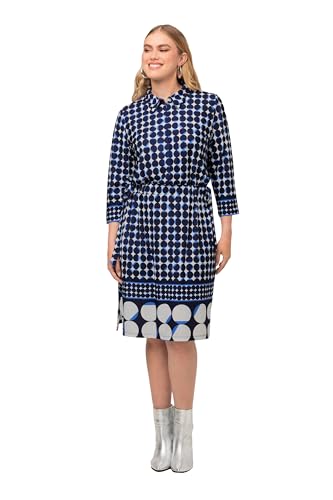 Ulla Popken Damen Tupfendruck Kleider, Dunkles Marine, 58-60 Ulla Popken Damen Tupfendruck Kleider, Dunkles Marine, 58-60 von Ulla Popken
