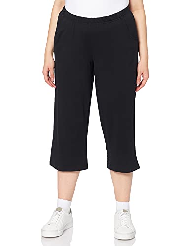 Ulla Popken Damen 7/8-jogginghose Hose, Schwarz, 58-60 EU von Ulla Popken