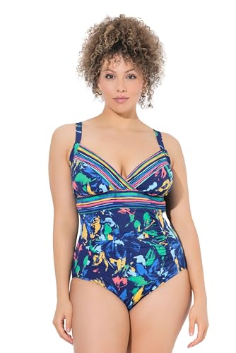 Ulla Popken Damen große Größen Übergrößen Plus Size Badeanzug, Softcups, V-Ausschnitt, Powermesh dunkelindigo 52 837195740-52 Ulla Popken Damen große Größen Übergrößen Plus Size Badeanzug, Softcups, V-Ausschnitt, Powermesh dunkelindigo 52 837195740-52 von Ulla Popken