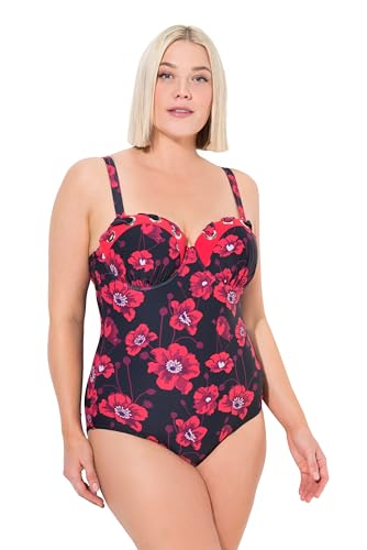 Ulla Popken Damen große Größen Übergrößen Plus Size Badeanzug Chloe, Lacing Detail Ulla Popken Damen große Größen Übergrößen Plus Size Badeanzug Chloe, Lacing Detail von Ulla Popken