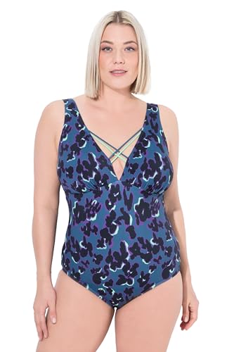 Ulla Popken Damen große Größen Übergrößen Plus Size Badeanzug Laura, Zierbänder, Flecken Ulla Popken Damen große Größen Übergrößen Plus Size Badeanzug Laura, Zierbänder, Flecken von Ulla Popken