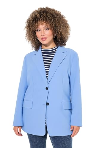 Ulla Popken Damen große Größen Übergrößen Plus Size Blazer, Oversized, Reverskragen, Knopfverschluss himmelblau 46+ 826487719-46+ Ulla Popken Damen große Größen Übergrößen Plus Size Blazer, Oversized, Reverskragen, Knopfverschluss himmelblau 46+ 826487719-46+ von Ulla Popken
