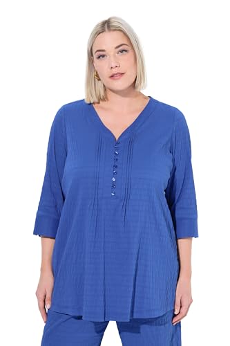 Ulla Popken Damen große Größen Übergrößen Plus Size Bubble-Tunika, Biesen, Herzausschnitt, 3/4-Arm Ulla Popken Damen große Größen Übergrößen Plus Size Bubble-Tunika, Biesen, Herzausschnitt, 3/4-Arm von Ulla Popken