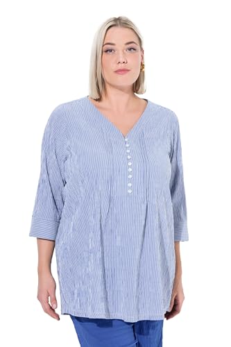 Ulla Popken Damen große Größen Übergrößen Plus Size Bubble-Tunika, Herzausschnitt, Biesen, 3/4-Arm Ulla Popken Damen große Größen Übergrößen Plus Size Bubble-Tunika, Herzausschnitt, Biesen, 3/4-Arm von Ulla Popken