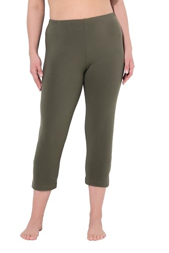 Ulla Popken Damen große Größen Übergrößen Plus Size Caprihose, 7/8-Länge, Elastikbund, bis Gr. 66/68 Ulla Popken Damen große Größen Übergrößen Plus Size Caprihose, 7/8-Länge, Elastikbund, bis Gr. 66/68 von Ulla Popken