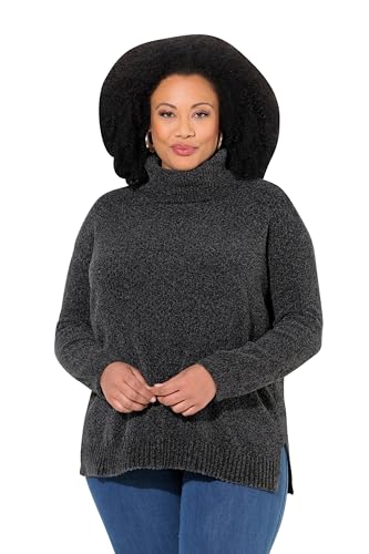 Ulla Popken Damen große Größen Übergrößen Plus Size Chenille-Pullover, Oversized, Stehkragen, Langarm Ulla Popken Damen große Größen Übergrößen Plus Size Chenille-Pullover, Oversized, Stehkragen, Langarm von Ulla Popken
