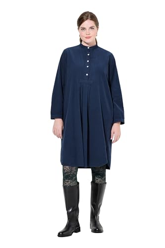 Ulla Popken Damen große Größen Übergrößen Plus Size Cordkleid, Stehkragen, Biesen, Zierfalten, Langarm Marine 52 832921130-52 Ulla Popken Damen große Größen Übergrößen Plus Size Cordkleid, Stehkragen, Biesen, Zierfalten, Langarm Marine 52 832921130-52 von Ulla Popken