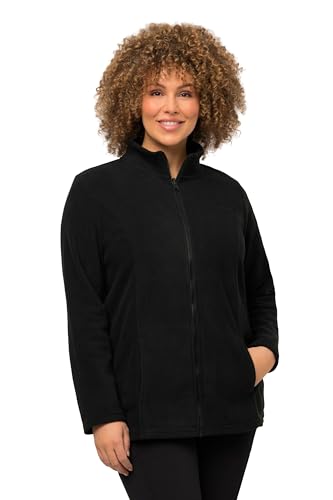 Ulla Popken Damen Fleecejacke, Baukastensystem, Innenjacke, Stehkragen Sweatjacken, Schwarz, 54-56 EU Ulla Popken Damen Fleecejacke, Baukastensystem, Innenjacke, Stehkragen Sweatjacken, Schwarz, 54-56 EU von Ulla Popken