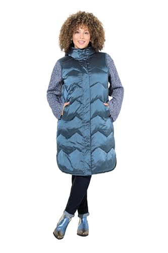 Ulla Popken Damen große Größen Übergrößen Plus Size HYPRAR Funktions-Steppweste, Kapuze, Stehkragen, recycelt petrol 58+ 833756744-58+ Ulla Popken Damen große Größen Übergrößen Plus Size HYPRAR Funktions-Steppweste, Kapuze, Stehkragen, recycelt petrol 58+ 833756744-58+ von Ulla Popken