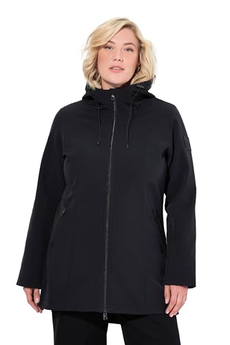 Ulla Popken Damen große Größen Übergrößen Plus Size HYPRAR Long-Softshelljacke, wasserabweisend, A-Linie schwarz 46+ 836064100-46+ Ulla Popken Damen große Größen Übergrößen Plus Size HYPRAR Long-Softshelljacke, wasserabweisend, A-Linie schwarz 46+ 836064100-46+ von Ulla Popken