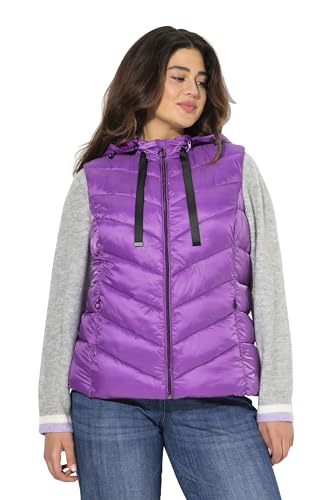 Ulla Popken Damen große Größen Übergrößen Plus Size HYPRAR Steppweste, wasserabweisend, Kapuze abnehmbar Ulla Popken Damen große Größen Übergrößen Plus Size HYPRAR Steppweste, wasserabweisend, Kapuze abnehmbar von Ulla Popken