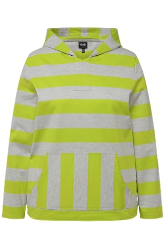 Ulla Popken Damen große Größen Übergrößen Plus Size Hoodie, Streifen, Kängurutasche, Kapuze, Langarm apfelgrün 54+ 830268416-54+ Ulla Popken Damen große Größen Übergrößen Plus Size Hoodie, Streifen, Kängurutasche, Kapuze, Langarm apfelgrün 54+ 830268416-54+ von Ulla Popken