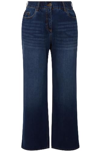 Ulla Popken Damen große Größen Übergrößen Plus Size Jeans Mary, weites Bein, 5-Pocket-Schnitt, Komfortbund Blue Denim 31 724600902-31 Ulla Popken Damen große Größen Übergrößen Plus Size Jeans Mary, weites Bein, 5-Pocket-Schnitt, Komfortbund Blue Denim 31 724600902-31 von Ulla Popken