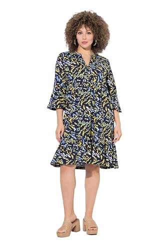 Ulla Popken Damen große Größen Übergrößen Plus Size Jerseykleid, A-Linie, Tunika-Ausschnitt, 3/4-Arm Sonnengelb 50+ 838224607-50+ Ulla Popken Damen große Größen Übergrößen Plus Size Jerseykleid, A-Linie, Tunika-Ausschnitt, 3/4-Arm Sonnengelb 50+ 838224607-50+ von Ulla Popken