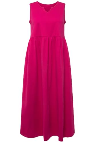 Ulla Popken Damen große Größen Übergrößen Plus Size Jerseykleid, A-Linie, Tunika-Ausschnitt, ärmellos Fuchsia pink 58+ 827791810-58+ Ulla Popken Damen große Größen Übergrößen Plus Size Jerseykleid, A-Linie, Tunika-Ausschnitt, ärmellos Fuchsia pink 58+ 827791810-58+ von Ulla Popken