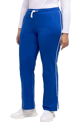 Ulla Popken Damen große Größen Übergrößen Plus Size Jogginghose, Saumschlitz, Paspel, Elastikbund, Kordel Royalblau 46+ 812957758-46+ Ulla Popken Damen große Größen Übergrößen Plus Size Jogginghose, Saumschlitz, Paspel, Elastikbund, Kordel Royalblau 46+ 812957758-46+ von Ulla Popken