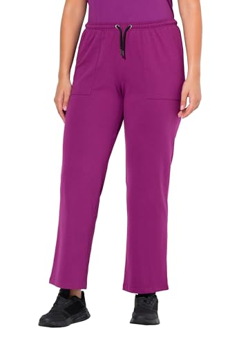 Ulla Popken Damen große Größen Übergrößen Plus Size Jogginghose, gerades Bein, Elastikbund Brombeere 62+ 826762825-62+ Ulla Popken Damen große Größen Übergrößen Plus Size Jogginghose, gerades Bein, Elastikbund Brombeere 62+ 826762825-62+ von Ulla Popken