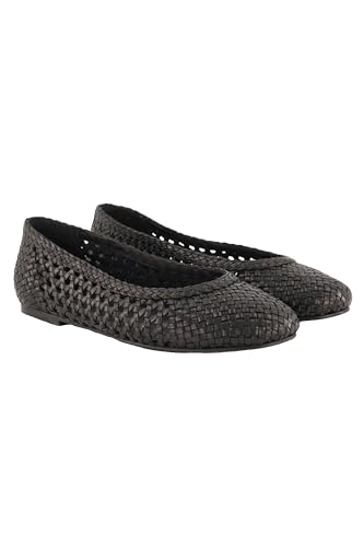 Ulla Popken Damen große Größen Übergrößen Plus Size Leder-Ballerinas, geflochten, Blockabsatz, Weite H schwarz 39 838748100-39 Ulla Popken Damen große Größen Übergrößen Plus Size Leder-Ballerinas, geflochten, Blockabsatz, Weite H schwarz 39 838748100-39 von Ulla Popken