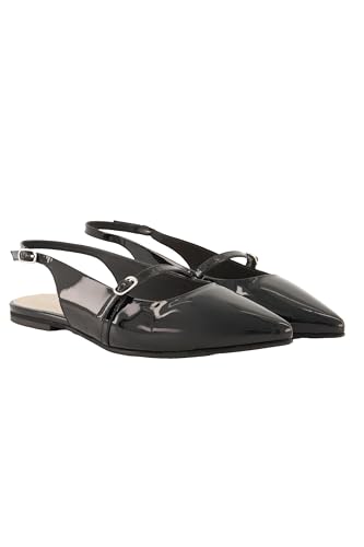 Ulla Popken Damen große Größen Übergrößen Plus Size Leder-Ballerinas, verstellbare Riemen, Weite H schwarz 40 838752100-40 Ulla Popken Damen große Größen Übergrößen Plus Size Leder-Ballerinas, verstellbare Riemen, Weite H schwarz 40 838752100-40 von Ulla Popken
