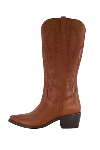 Ulla Popken Damen große Größen Übergrößen Plus Size Leder-Cowboystiefel, XXL-Schaft, Westernstiefel, Stickerei, Weite H rost 39 808664674-39 Ulla Popken Damen große Größen Übergrößen Plus Size Leder-Cowboystiefel, XXL-Schaft, Westernstiefel, Stickerei, Weite H rost 39 808664674-39 von Ulla Popken