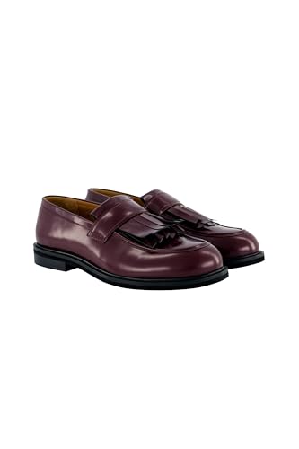 Ulla Popken Damen große Größen Übergrößen Plus Size Leder-Loafer, Fransen, Lederfutter, Weite H weinrot 41 834299344-41 Ulla Popken Damen große Größen Übergrößen Plus Size Leder-Loafer, Fransen, Lederfutter, Weite H weinrot 41 834299344-41 von Ulla Popken