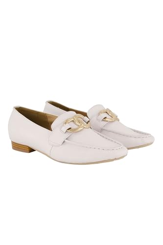 Ulla Popken Damen große Größen Übergrößen Plus Size Leder-Loafer, Ringschnalle, Weite H schneeweiß 43 826557200-43 Ulla Popken Damen große Größen Übergrößen Plus Size Leder-Loafer, Ringschnalle, Weite H schneeweiß 43 826557200-43 von Ulla Popken