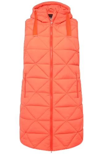 Ulla Popken Damen große Größen Übergrößen Plus Size Long-Steppweste, A-Linie, Kapuze hibiskusrot 54+ 831805510-54+ Ulla Popken Damen große Größen Übergrößen Plus Size Long-Steppweste, A-Linie, Kapuze hibiskusrot 54+ 831805510-54+ von Ulla Popken