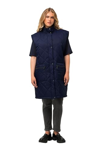 Ulla Popken Damen große Größen Übergrößen Plus Size Long-Steppweste, Stehkragen, Zipper, Zipptaschen marine 46+ 826081133-46+ Ulla Popken Damen große Größen Übergrößen Plus Size Long-Steppweste, Stehkragen, Zipper, Zipptaschen marine 46+ 826081133-46+ von Ulla Popken