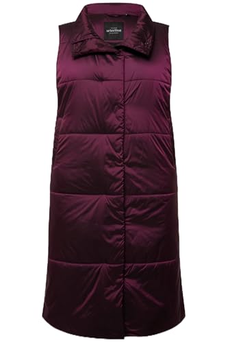 Ulla Popken Damen große Größen Übergrößen Plus Size Long-Steppweste, wasserabweisend, Stehkragen, ärmellos dunkle traube 54+ 830502119-54+ Ulla Popken Damen große Größen Übergrößen Plus Size Long-Steppweste, wasserabweisend, Stehkragen, ärmellos dunkle traube 54+ 830502119-54+ von Ulla Popken